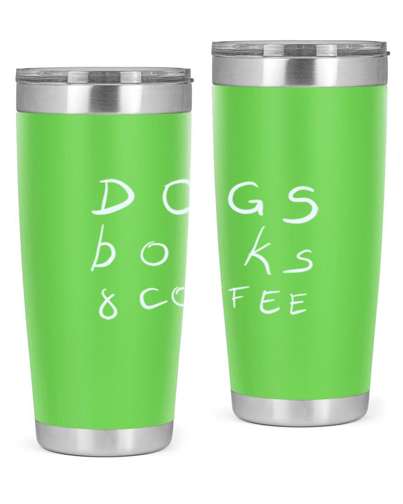 dogs books and coffee 282#- coffee- Tumbler