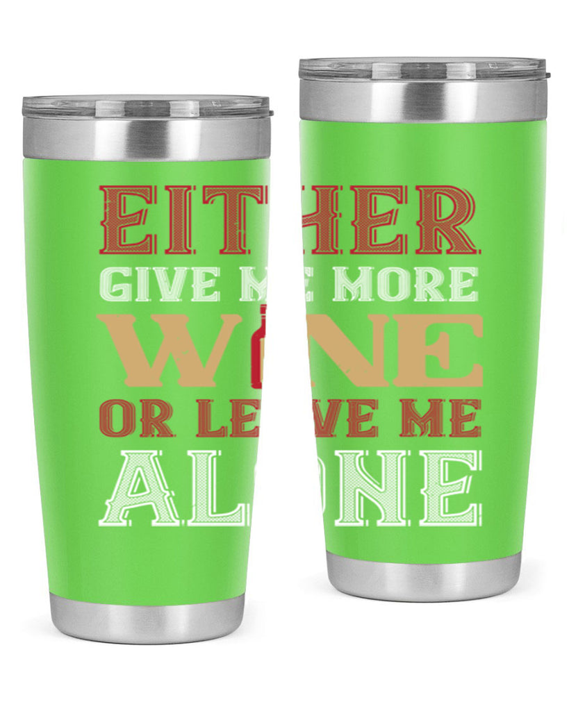 either give me more wine 86#- wine- Tumbler