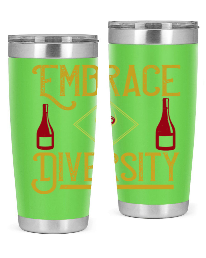 embrace diversity 218#- wine- Tumbler