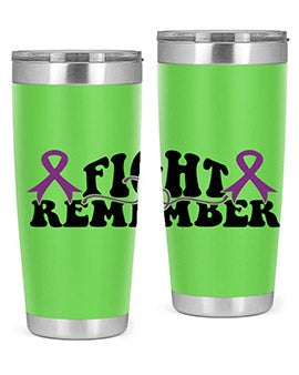 fight to remember 144#- alzheimers- Tumbler