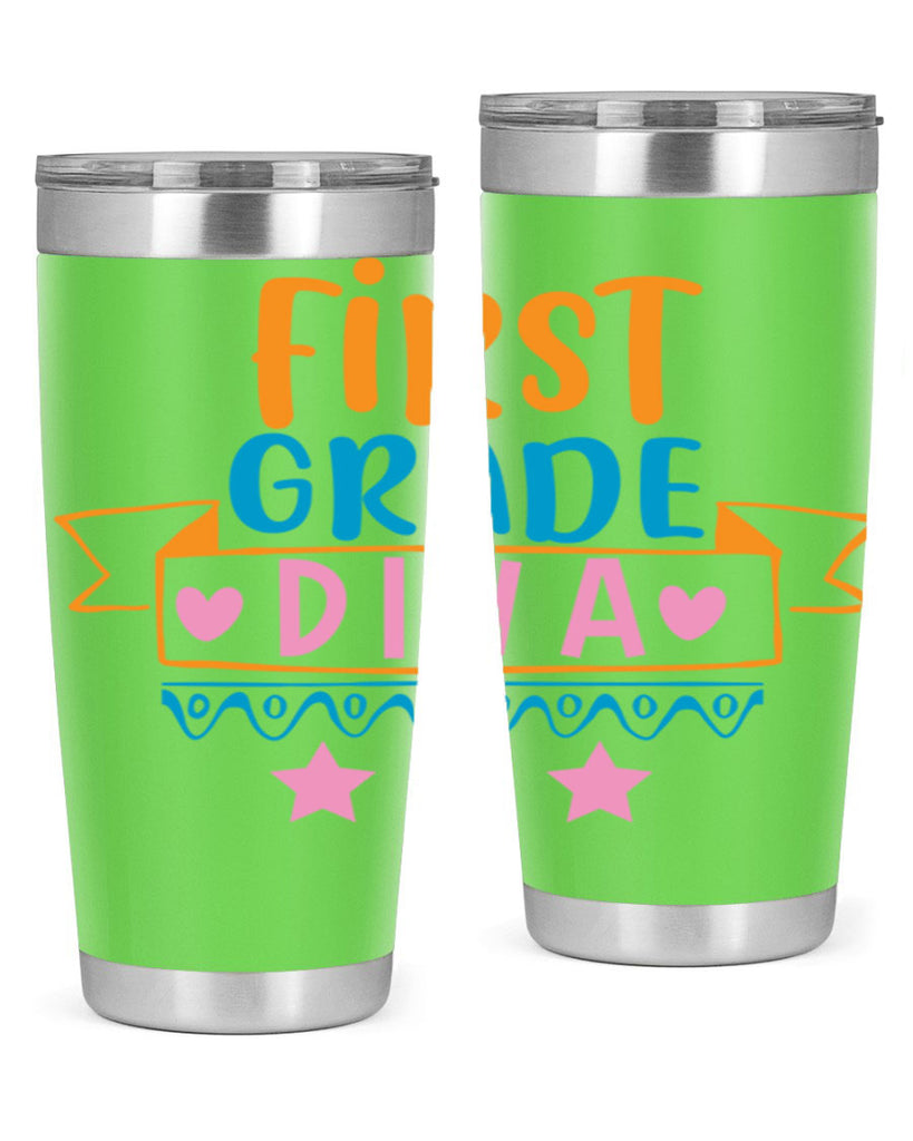 first grade diva 23#- 1st grade- Tumbler