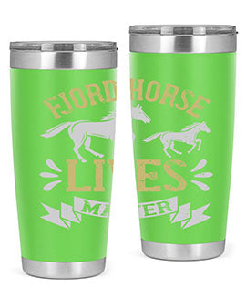 fjord horse lives matter Style 54#- horse- Tumbler