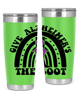 give alzheimer s the boot 154#- alzheimers- Tumbler