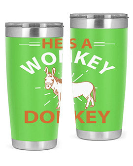 he’s a wonky donkey Style 4#- donkey- Tumbler