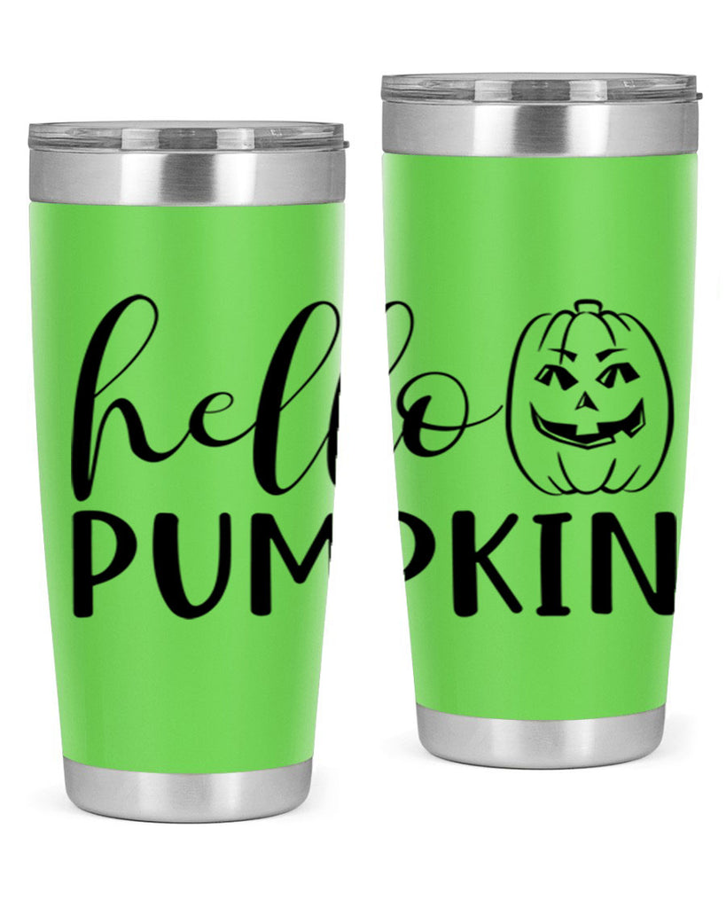 hello pumpkin 287#- fall- Tumbler