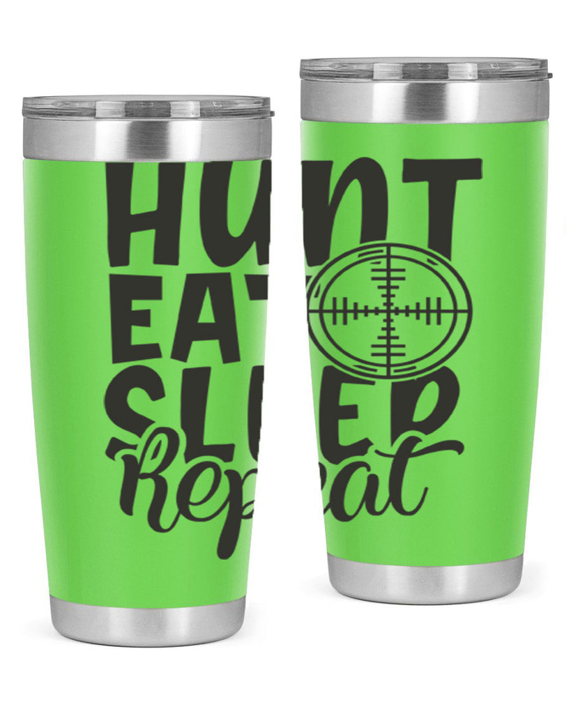 hunt eat sleep repeat 11#- hunting- Tumbler