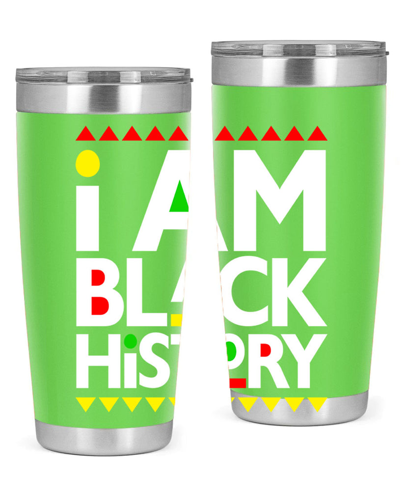 i am black  history 116#- black words phrases- Cotton Tank