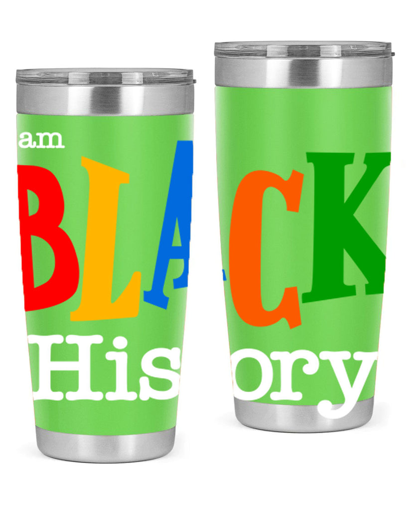 i am black  history 117#- black words phrases- Cotton Tank