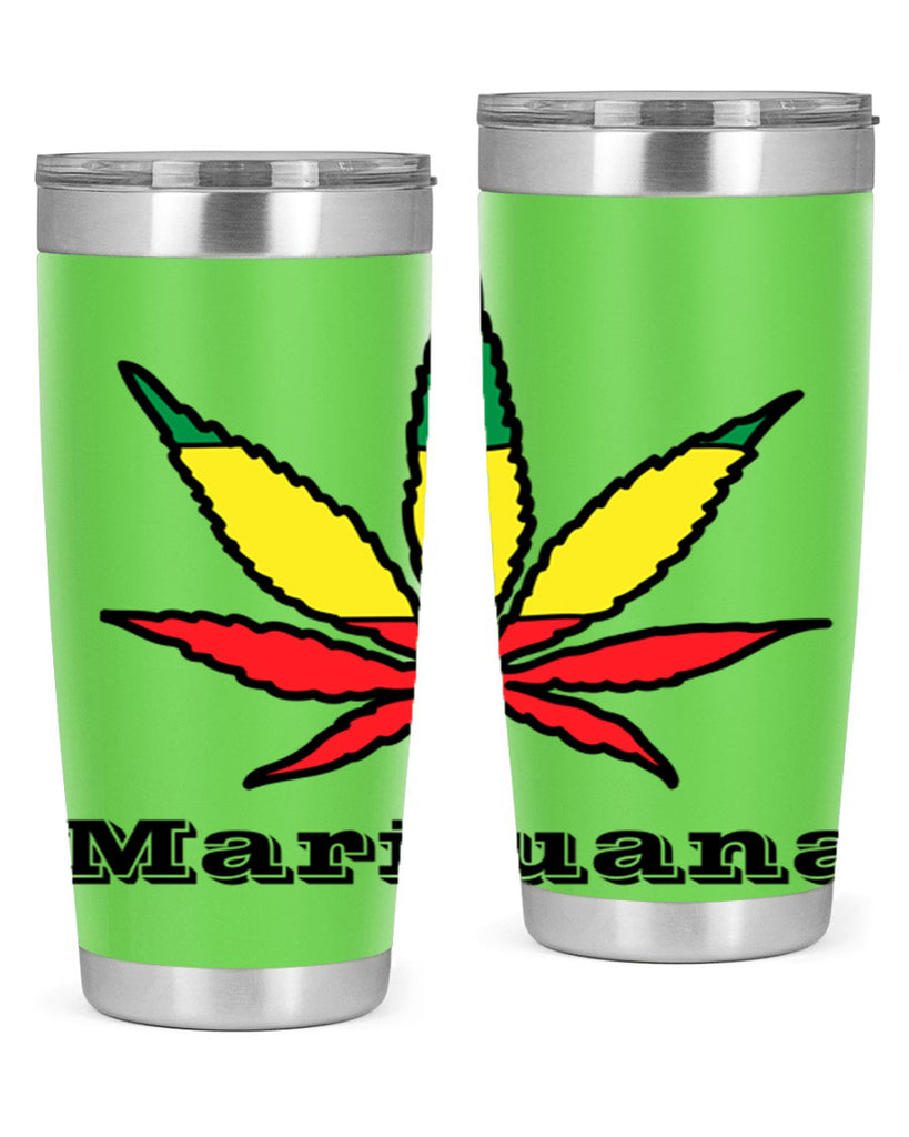 jamican cannabis 164#- marijuana- Tumbler