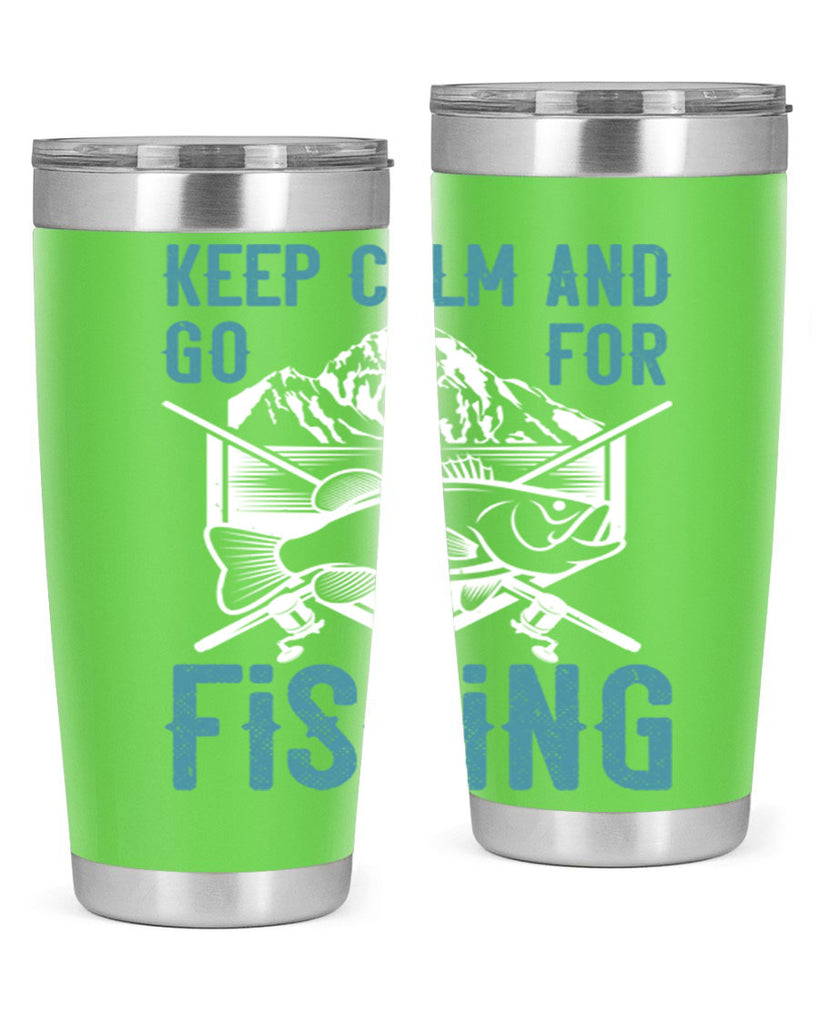 keep calm and go for fishing 247#- fishing- Tumbler