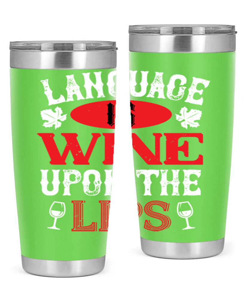 language is wine upon the 72#- wine- Tumbler