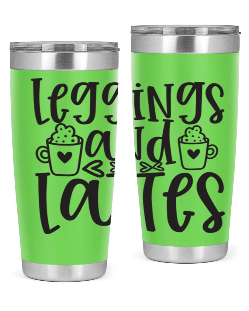 leggings and lattes 389#- mom- Tumbler