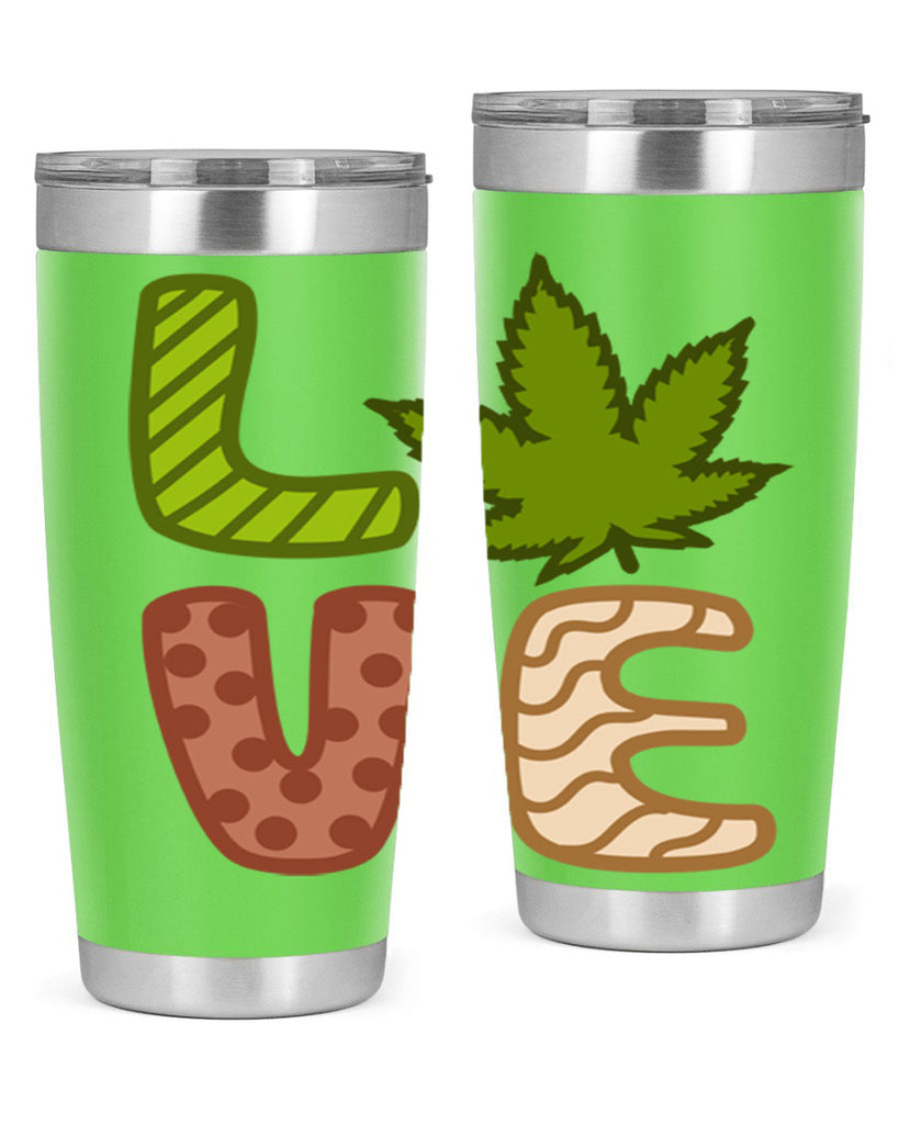 love weed 193#- marijuana- Tumbler