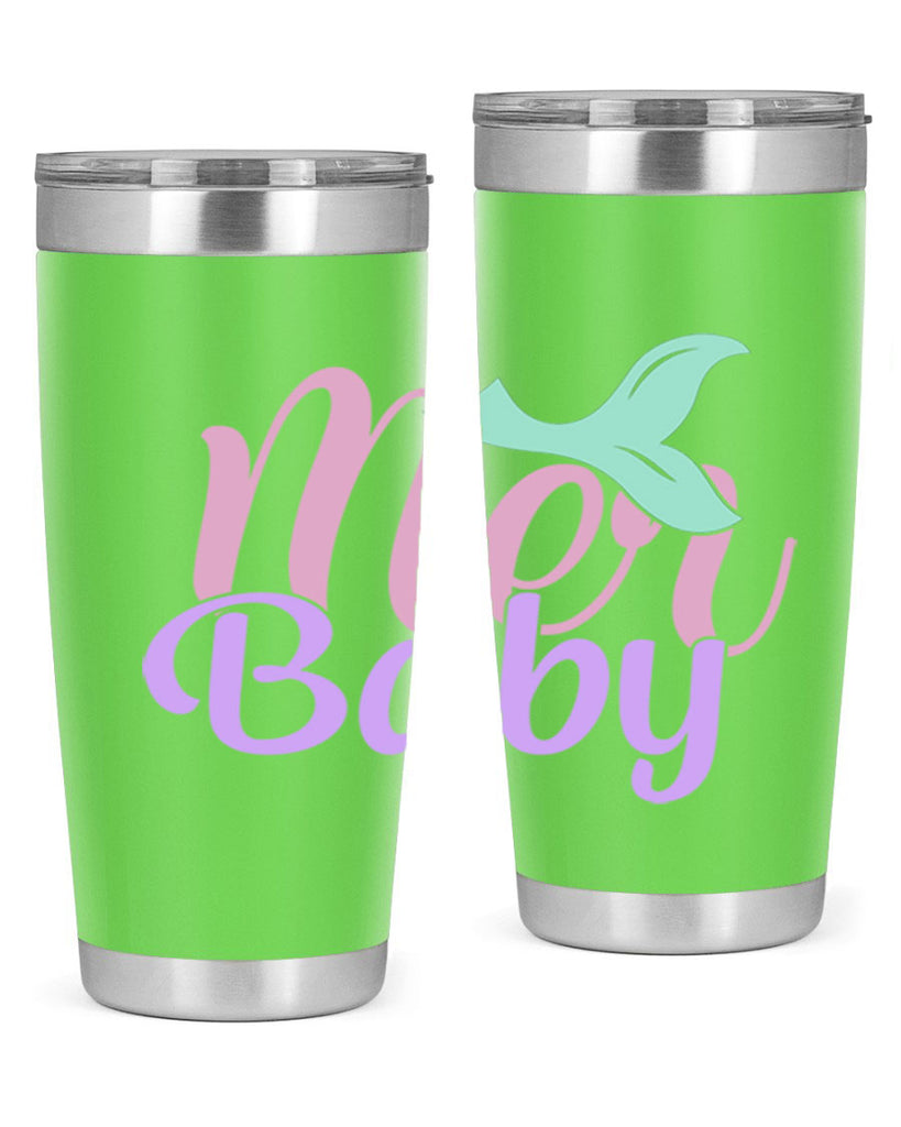 mer baby 3#- mermaid- Tumbler