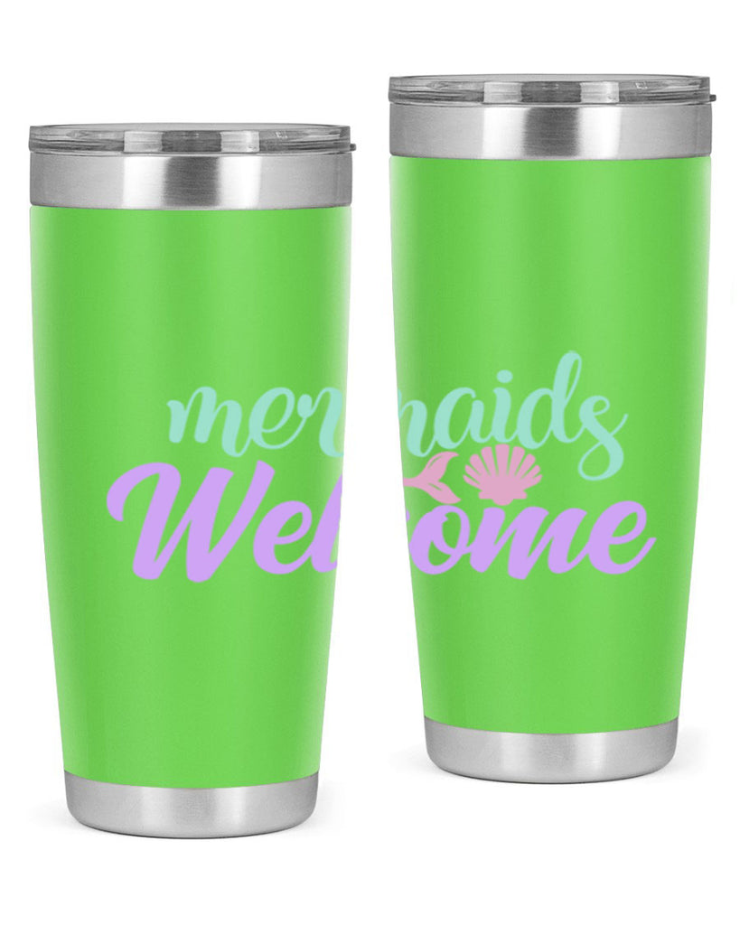 mermaids welcome 6#- mermaid- Tumbler
