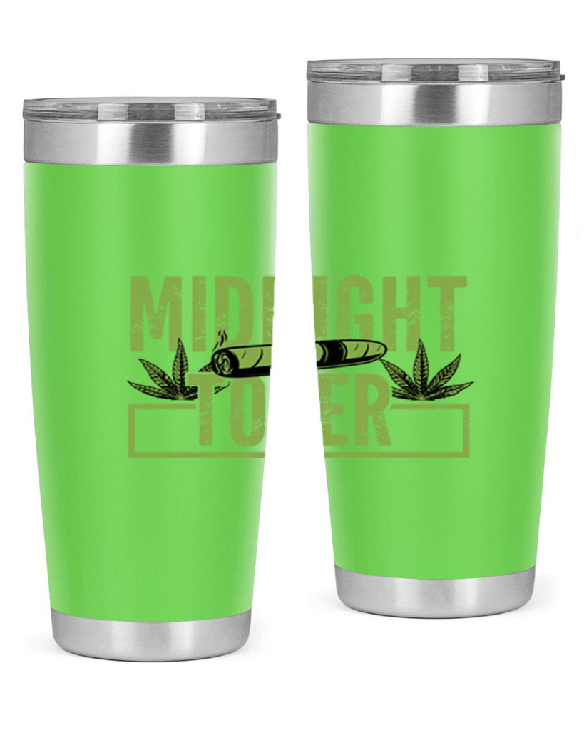 midnight toker 211#- marijuana- Tumbler