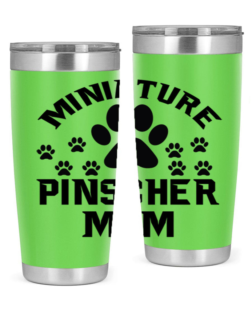 miniature pinscher mom 129#- mom- Tumbler