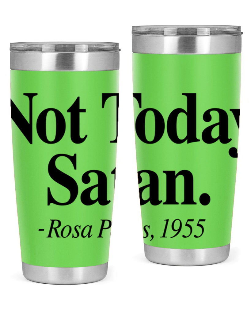 not today satan rosa parks 59#- black words phrases- Cotton Tank