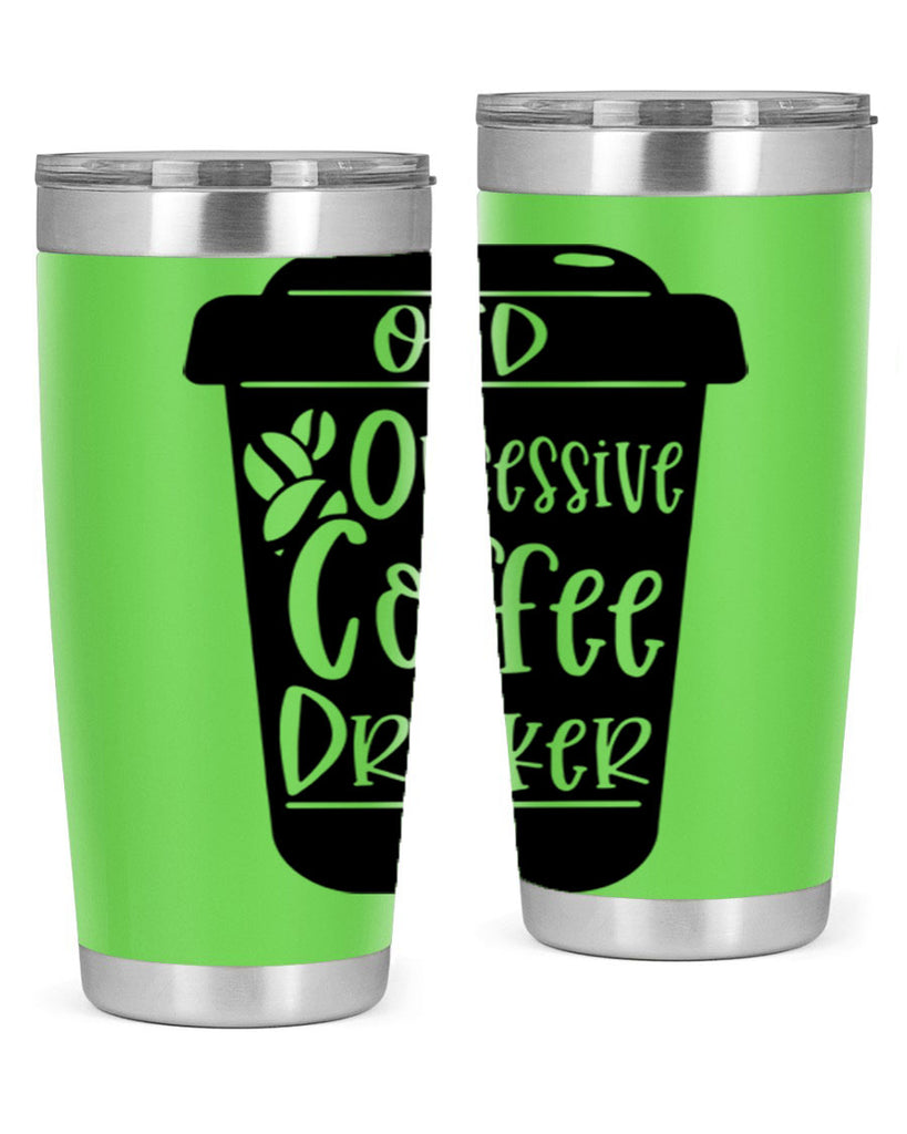 ocd obsessive coffee drinker 55#- coffee- Tumbler