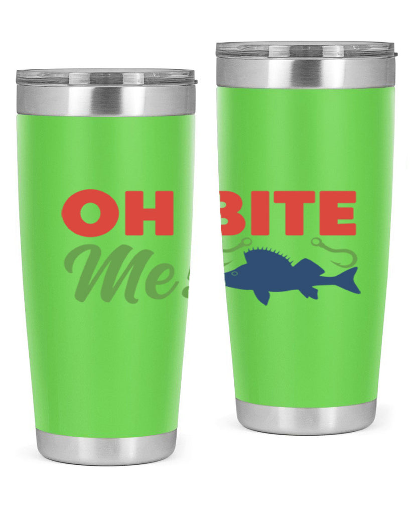 oh bite me 202#- fishing- Tumbler