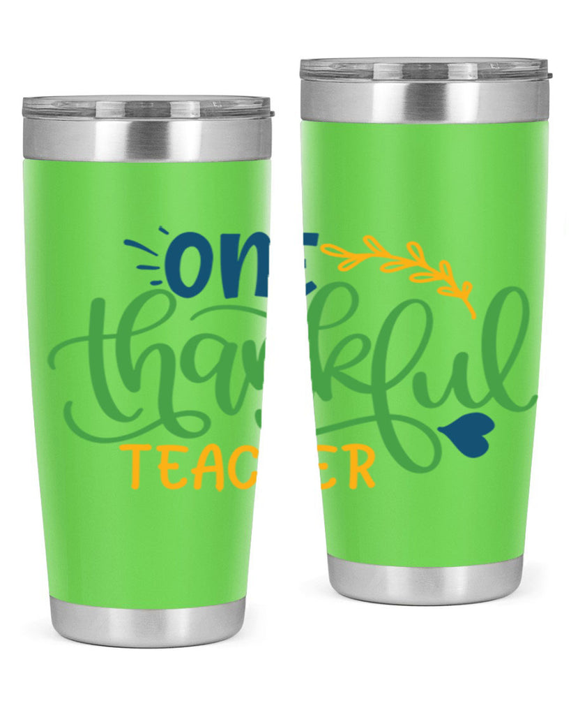 one thankful teacher Style 156#- teacher- tumbler