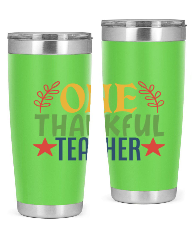 one thankful teacher Style 157#- teacher- tumbler