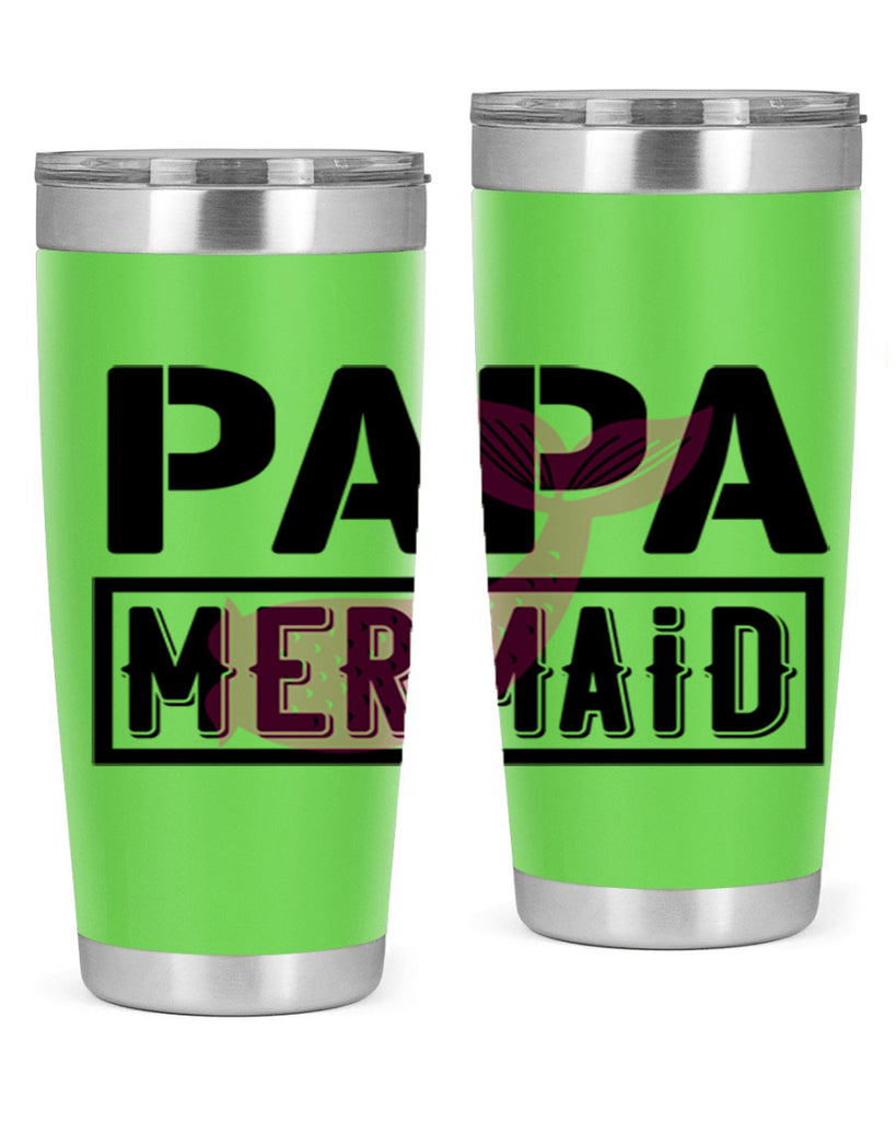 papa mermaid 533#- mermaid- Tumbler