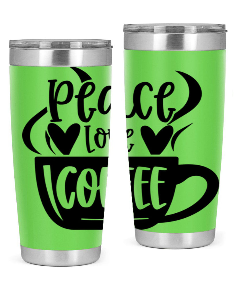 peace love coffee 48#- coffee- Tumbler