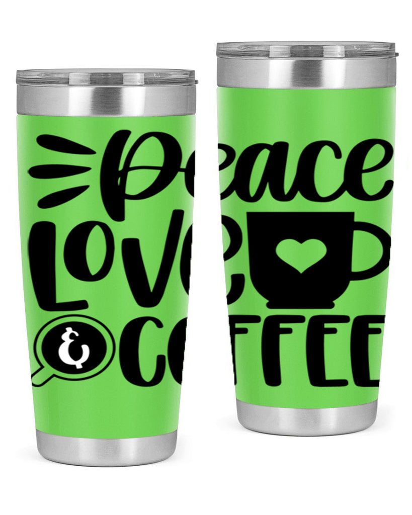 peace love coffee 49#- coffee- Tumbler