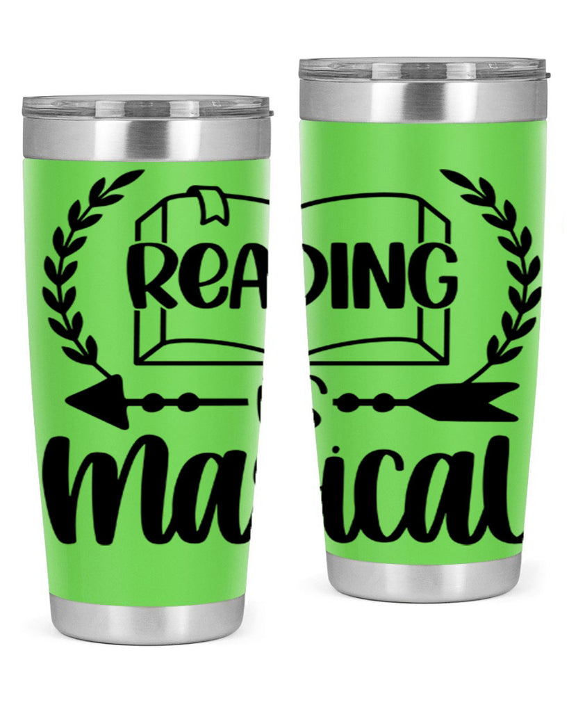 reading is magical 30#- reading- Tumbler