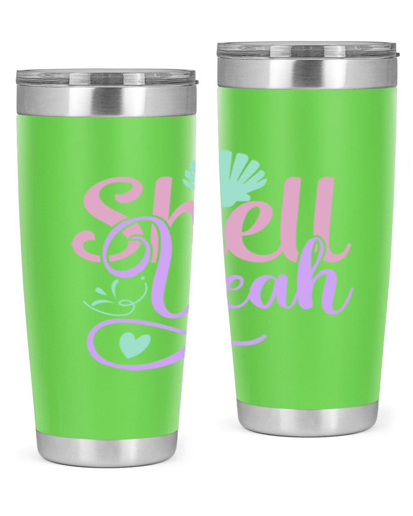 shell yeah 7#- mermaid- Tumbler