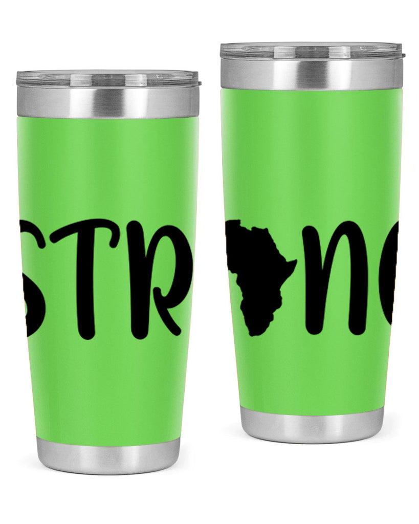 strong africa svg 24#- black words phrases- Cotton Tank