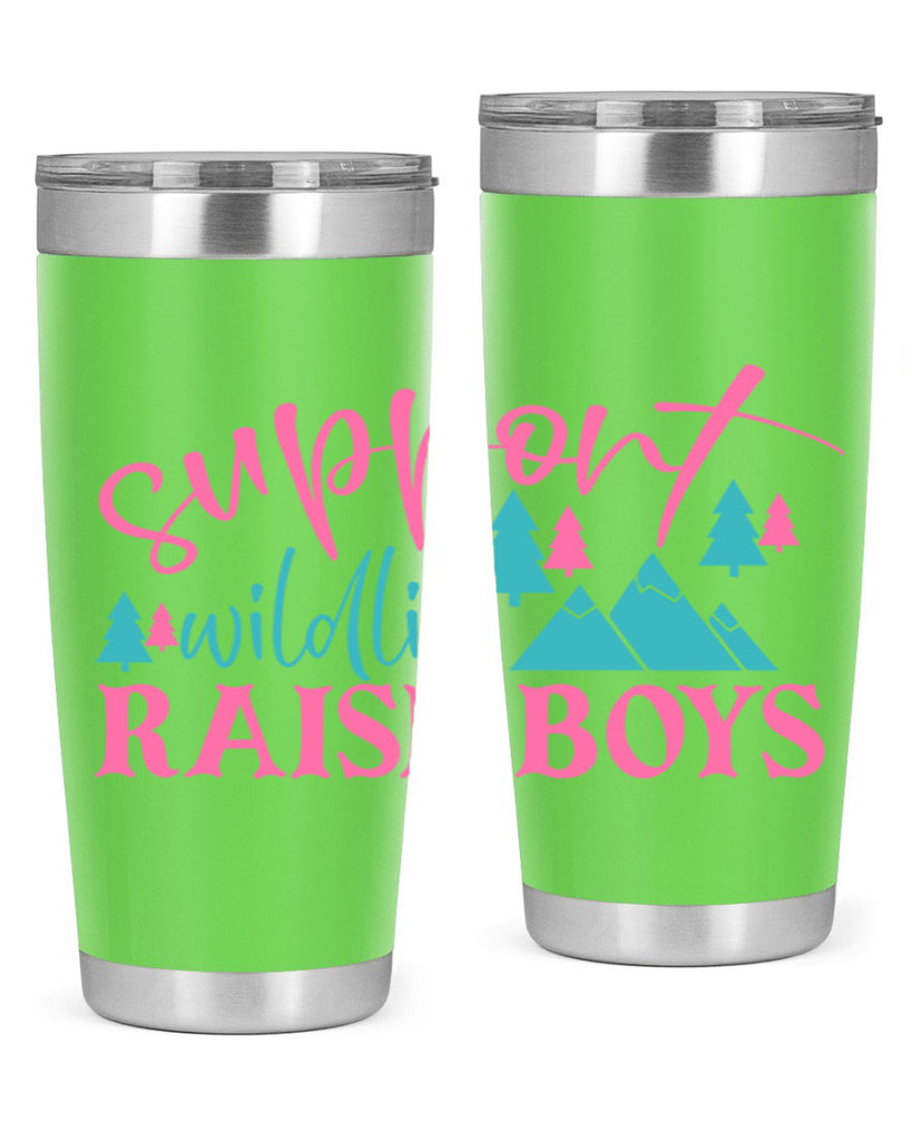 support wildlife raise boys 300#- mom- Tumbler