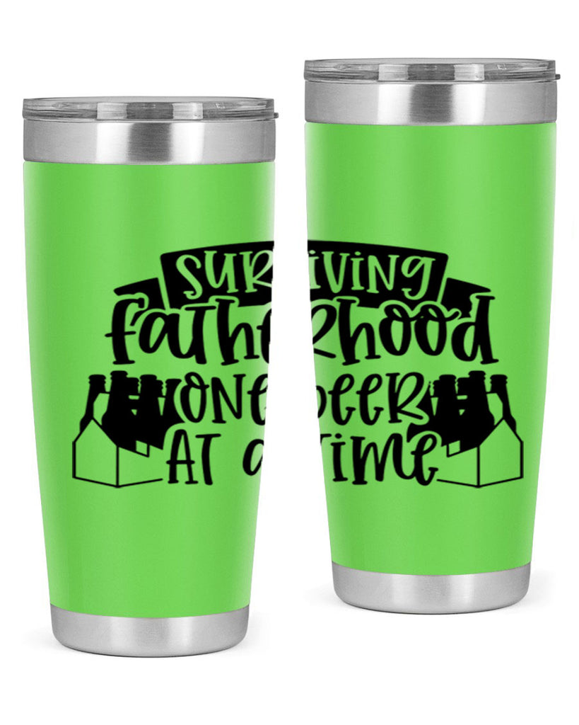surviving fatherhood one beer at a time 19#- fathers day- Tumbler