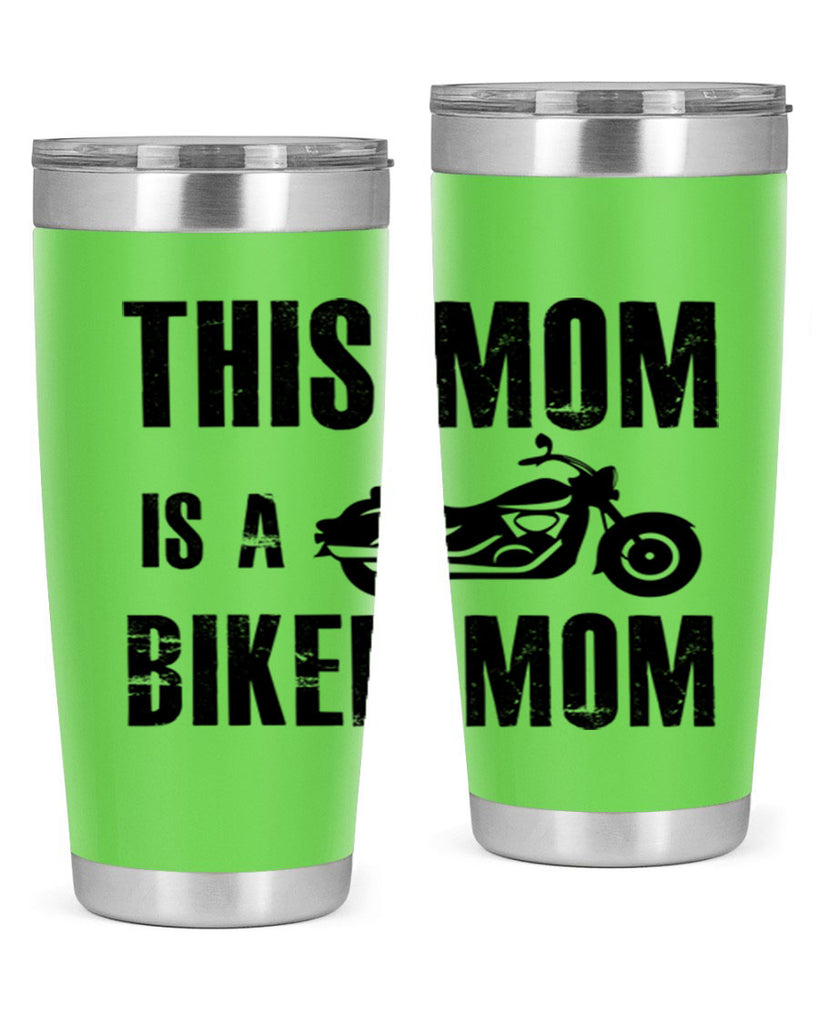 this mom is a biker mom 35#- mom- Tumbler