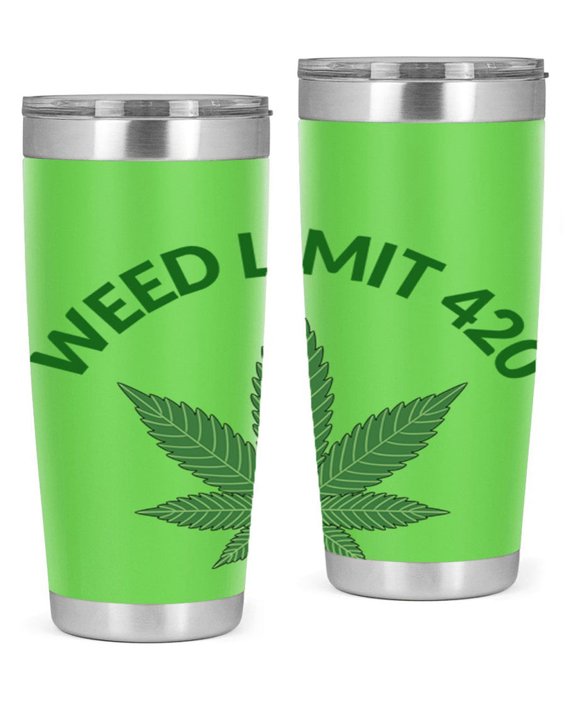 weed limit 420 sd 293#- marijuana- Tumbler