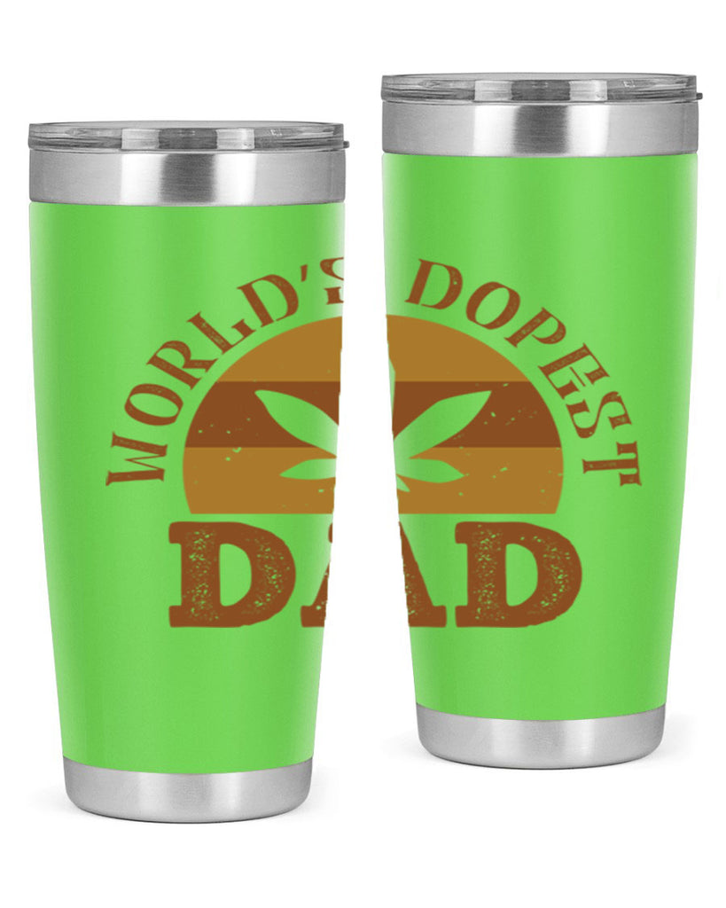 world’s dopest dad 137#- fathers day- Tumbler