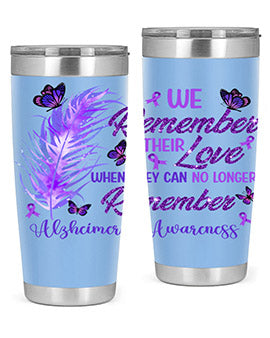 AlzheimerS Awareness Remember Love 19#- alzheimers- Tumbler