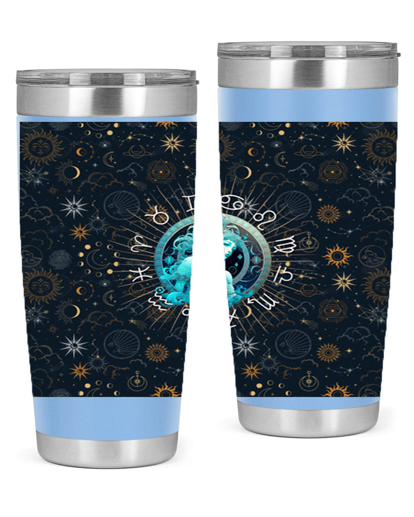 Aquarius Straight 66#- zodiac- Tumbler