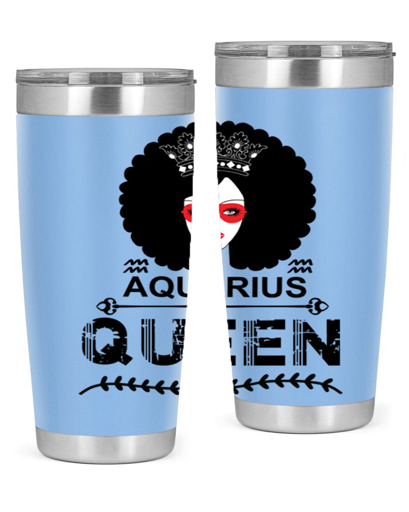 Aquarius queen 75#- zodiac- Tumbler