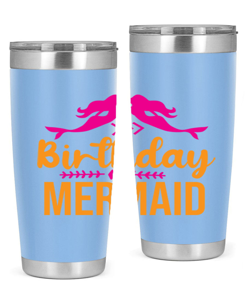 Birthday Mermaid 69#- mermaid- Tumbler
