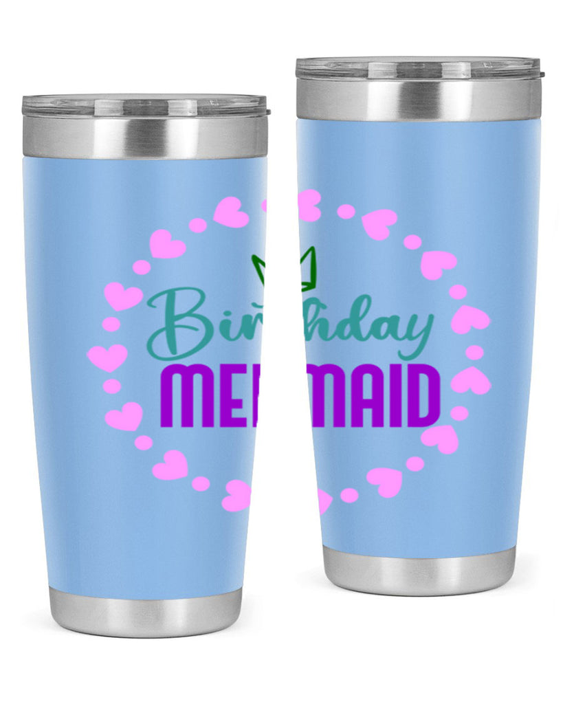 Birthday Mermaid 70#- mermaid- Tumbler