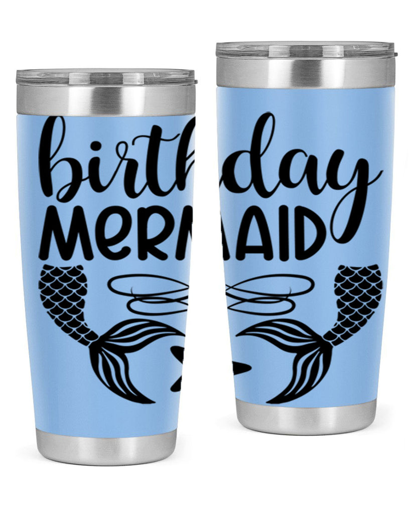 Birthday mermaid 76#- mermaid- Tumbler