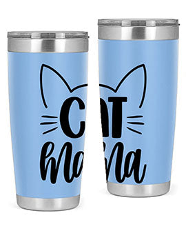 Cat Mama Style 84#- cat- Tumbler