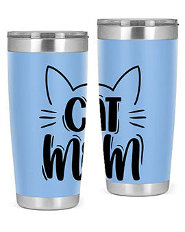 Cat Mom Style 85#- cat- Tumbler