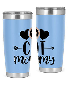 Cat Mommy Style 87#- cat- Tumbler