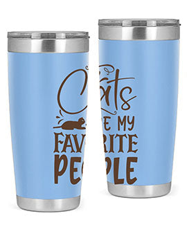 Cats Are My Favorite People Style 7#- cat- Tumbler