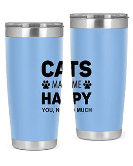 Cats Make Me Style 40#- cat- Tumbler