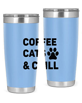 Coffee Cat Style 41#- cat- Tumbler