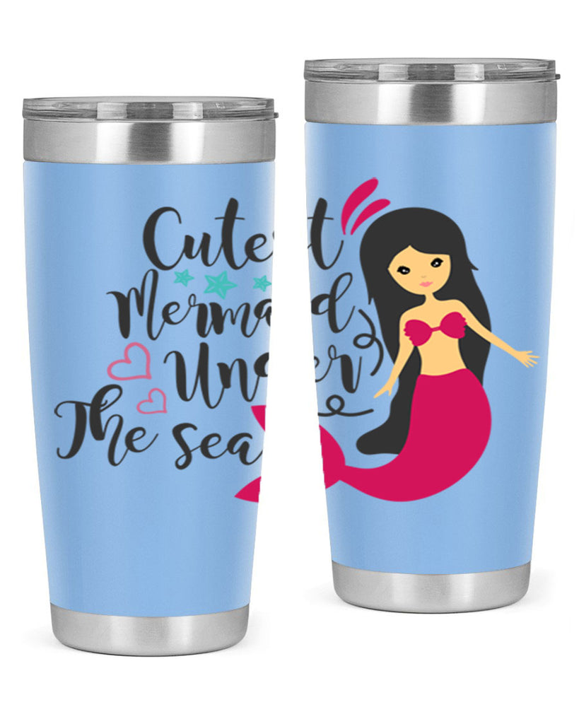 Cutest Mermaid under the sea 95#- mermaid- Tumbler